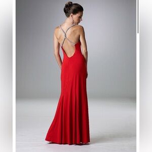 Rina diMontella Red Dress